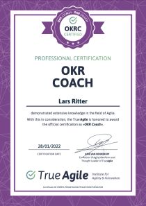 OKR Coach Zertifikat