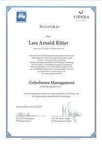Gehobenes Management Zertifikat